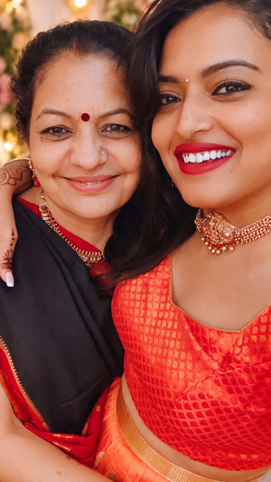 Mala Yathiraj and Vaishnavi Raj, founders of Audumbara Iyengar