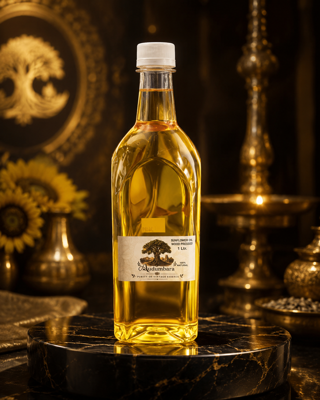 Wood Pressed Sunflower Oil – 1 L product photograph